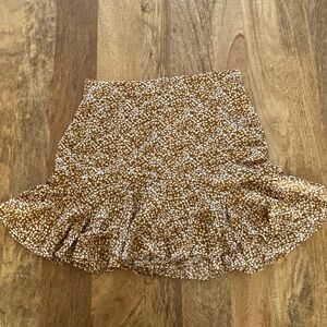 WISHLIST floral print mini skirt NWT
